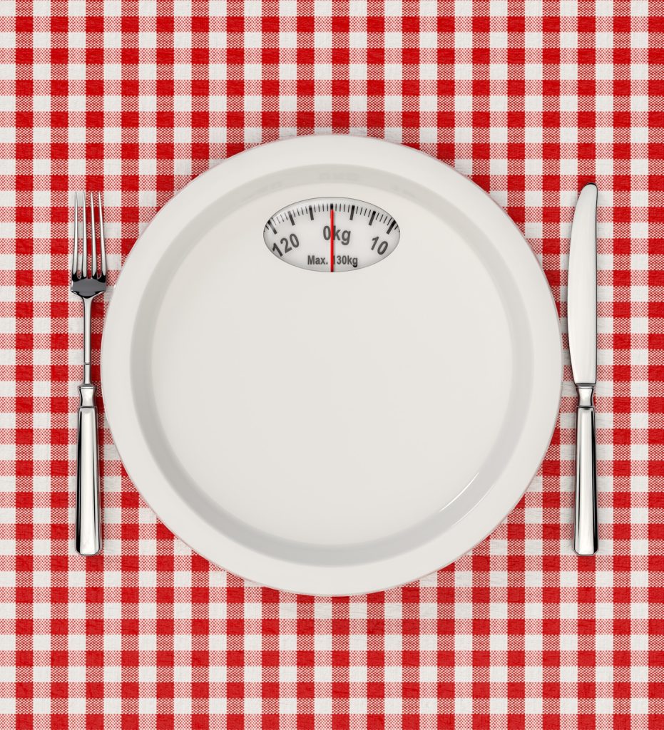 scale in plate